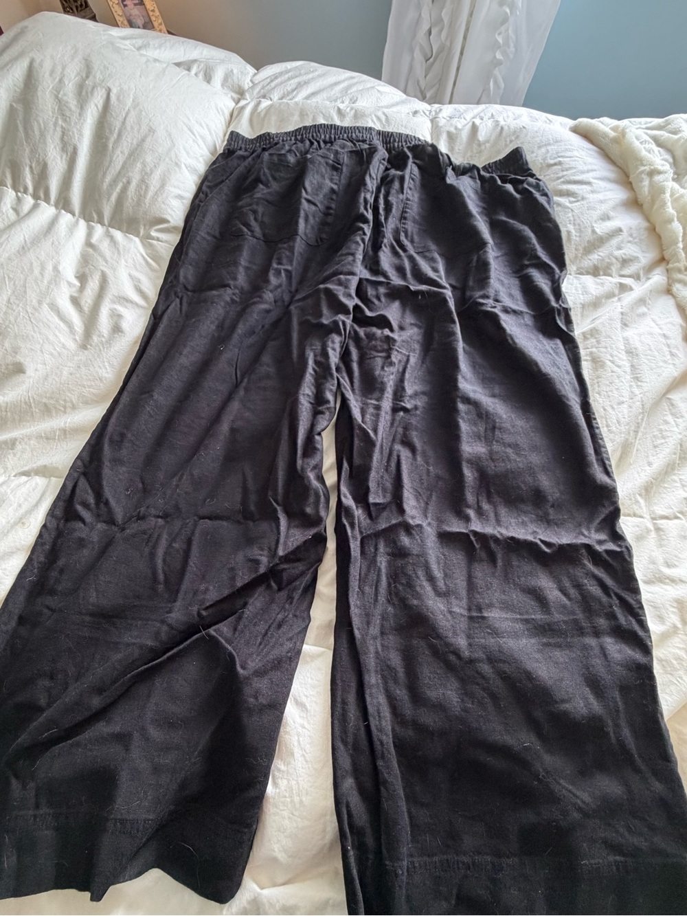 Old Navy Black Women’s Linen-Style Pants